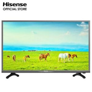 Hisense 40" Inches LED HD TV (A4K) + Free Wall Bracket - Black